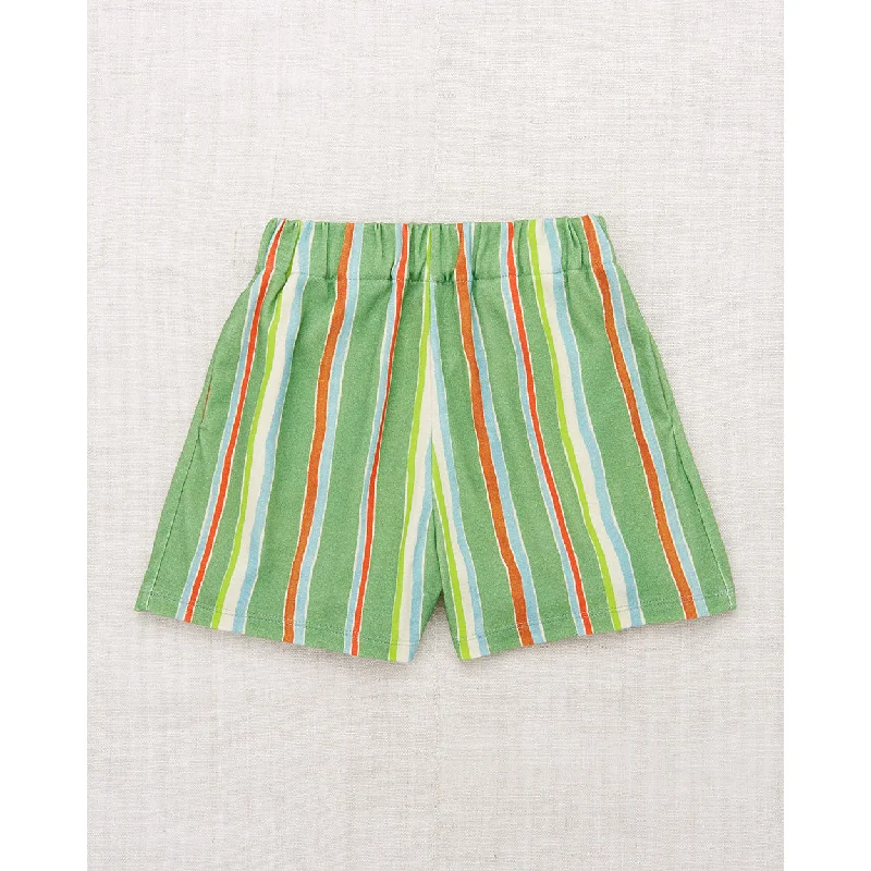 - Natural latex pet mattressMisha and Puff Mojave Watercolor Stripe Cabana Short