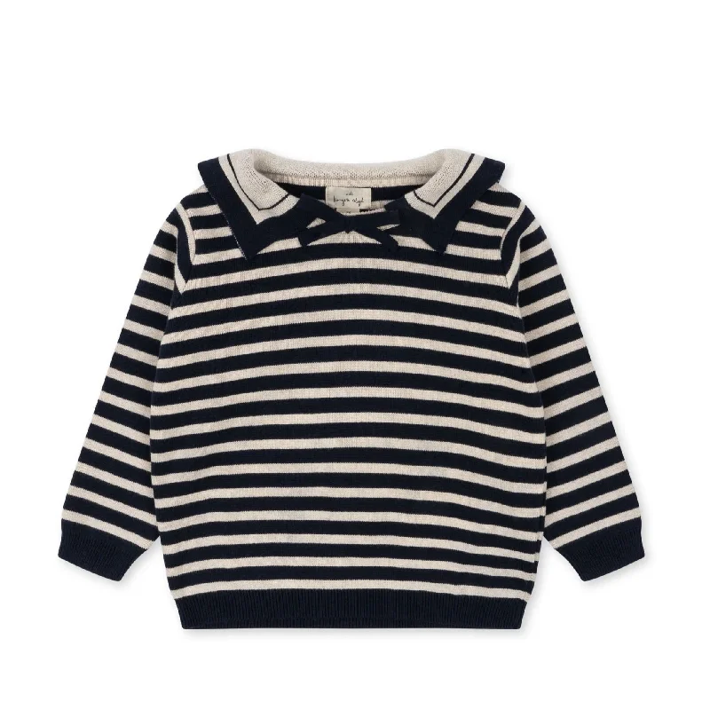 - Winter dog thick down jacketKonges Slojd Blue Stripe Seala Knit Sweater