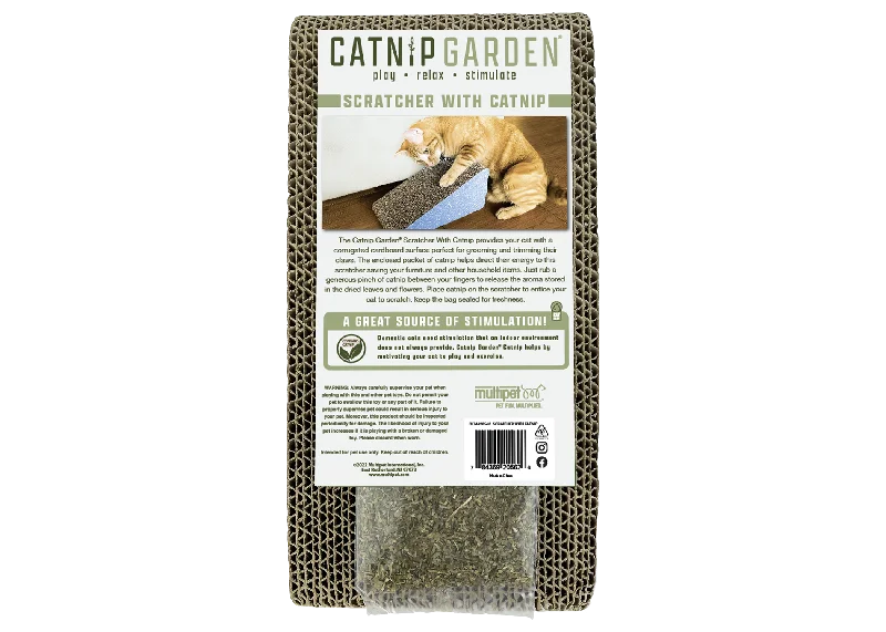 - Remote interactive pet feederCatnip Garden® Scratcher With Catnip