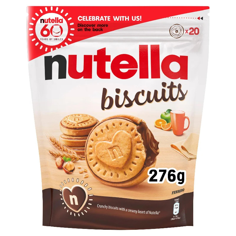 - Parrot climbing and standing wooden frameNutella Biscuits Chocolate & Hazelnut Pouch Multipack 276g