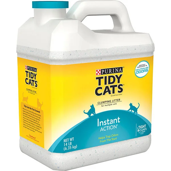 - Degradable pet feces bagTidy Cats Instant Action Scoop Cat Litter 14 lb