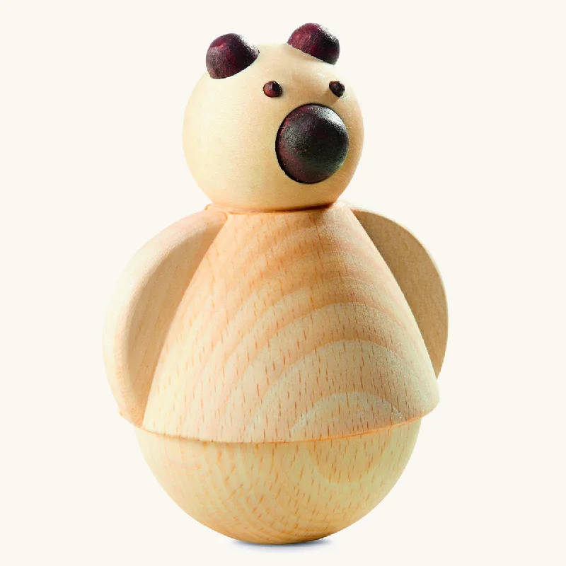 - Air box TSA certified check-inNic Natural Wooden Wobble Bear