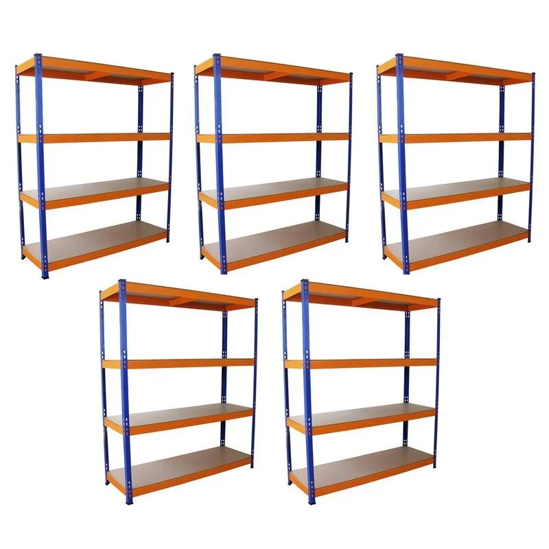 - Air box TSA certified check-inSteel Shelving Units 180cm - Blue & Orange Set Of Five S-Rax 150cm by Raven