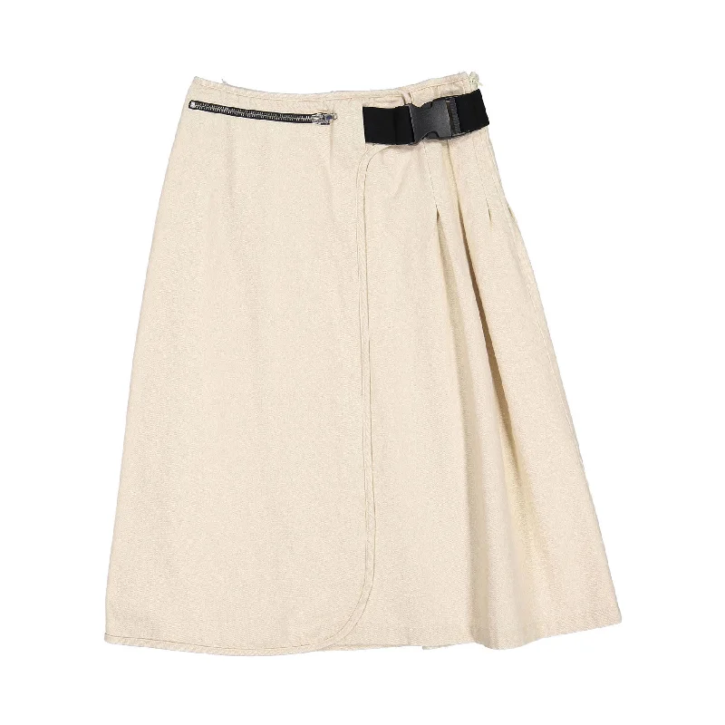 - Natural latex pet mattressElements Taupe Wash Buckle Pleat Skirt