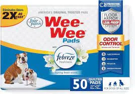 - Pet fence foldable indoorWee-Wee Odor Control Pads for Dogs, 22 x 23 in, 50 count